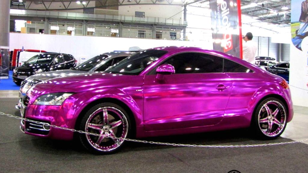 Audi TT Pink Wrapping
