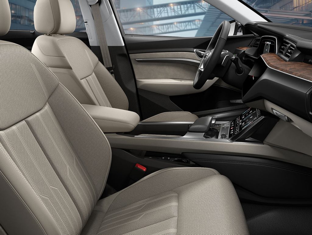 Audi etron interior seats
