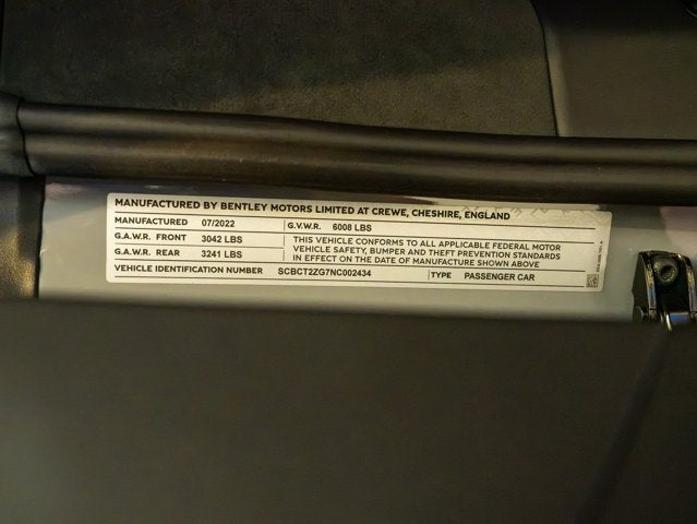2022 Bentley Continental GT Speed