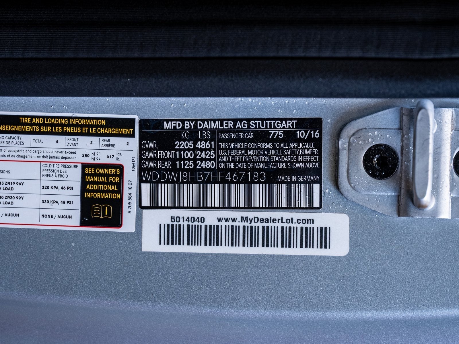 2017 Mercedes-Benz C-Class AMG® C 63 S