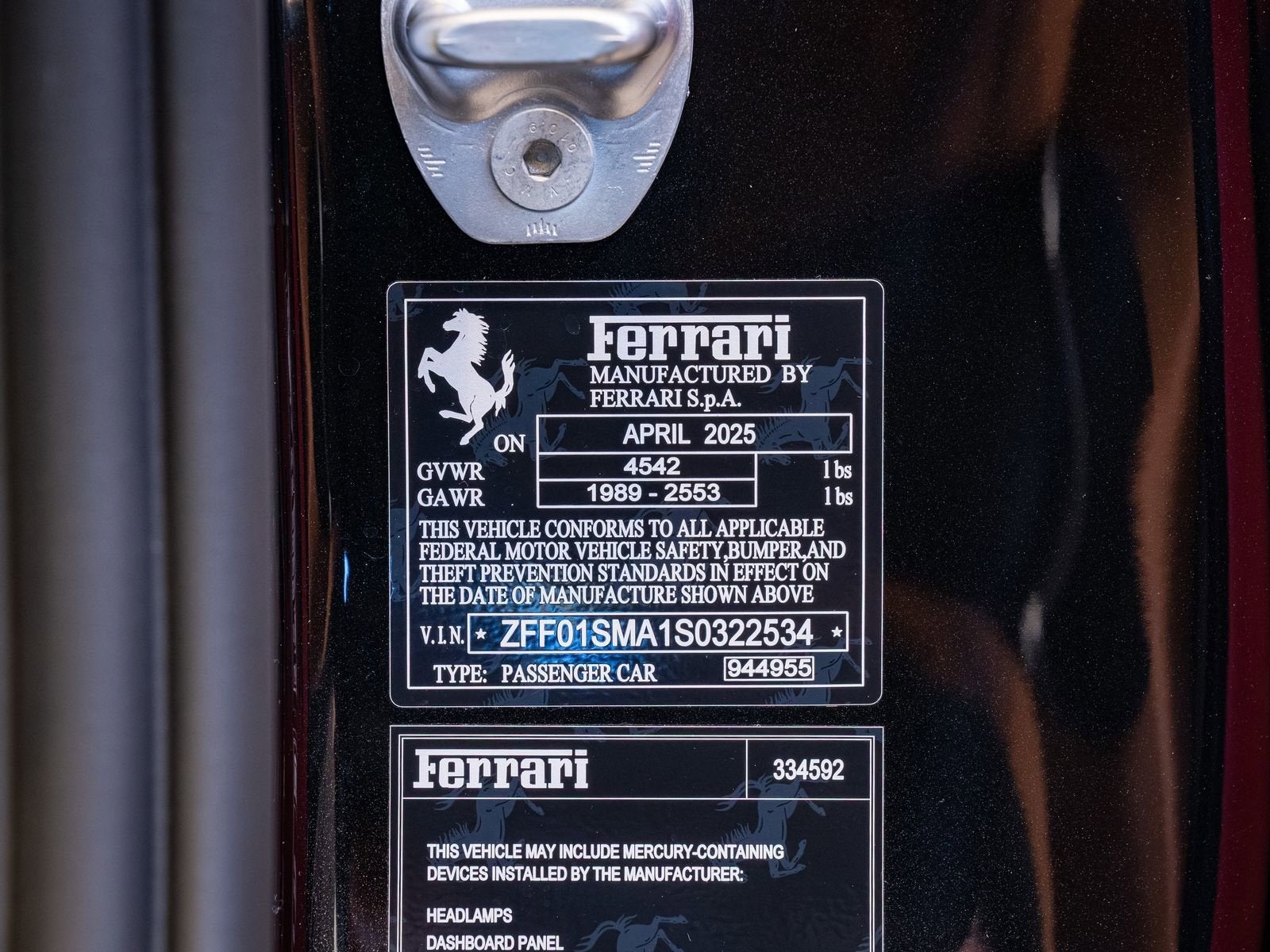 2025 Ferrari 296 GTS Base