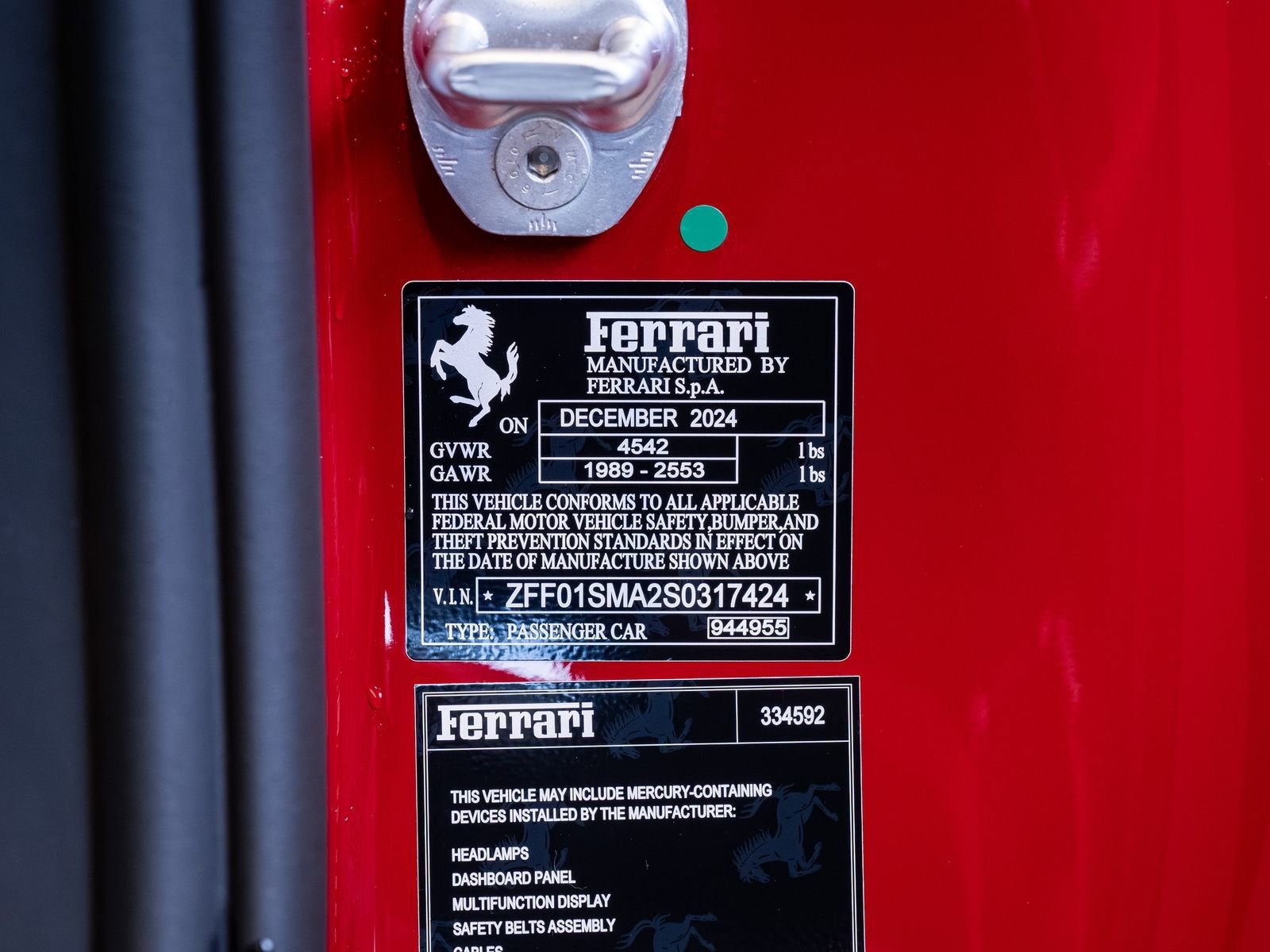 2025 Ferrari 296 GTS Base