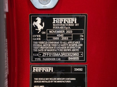 2024 Ferrari 296 GTS Base