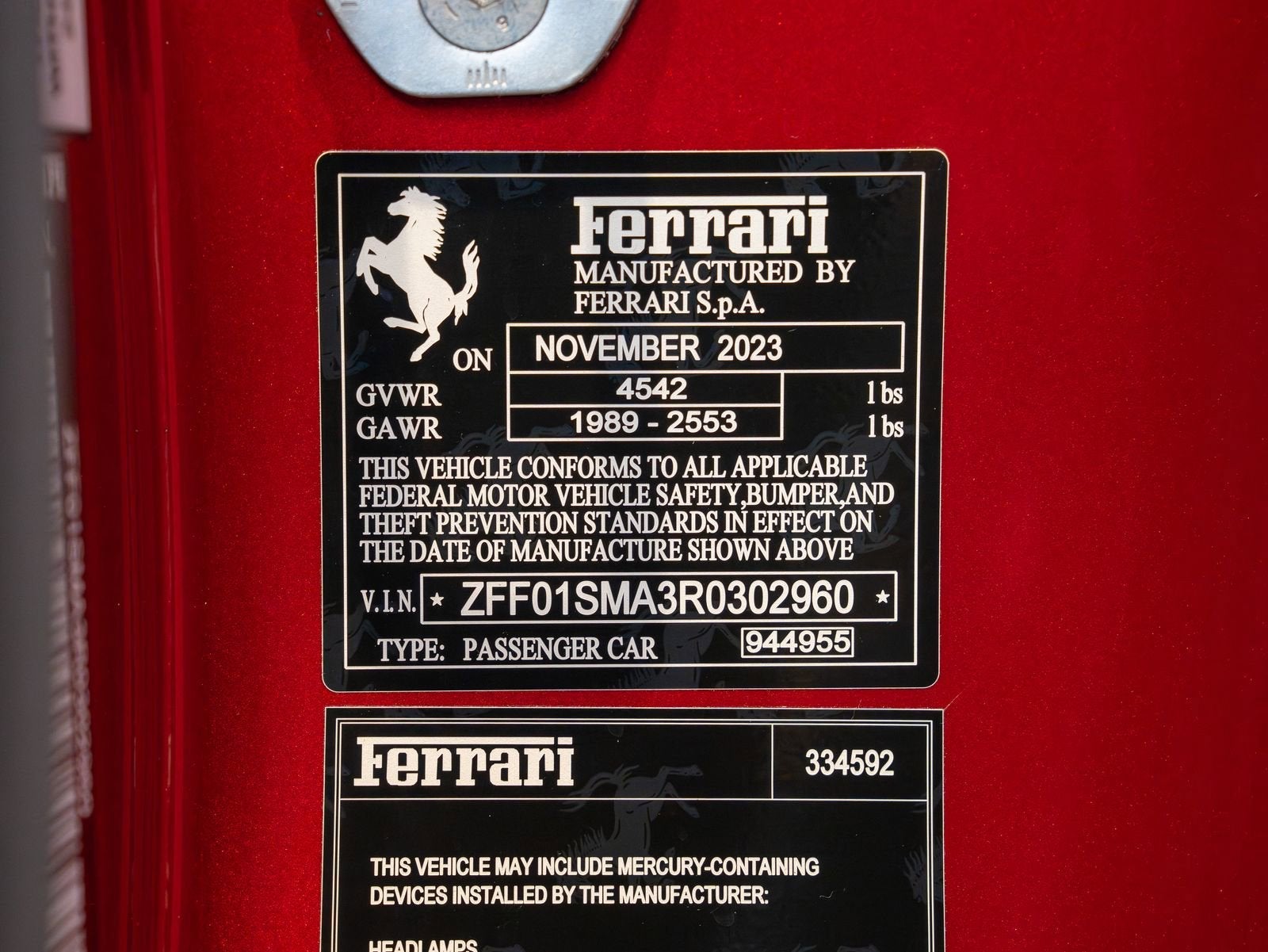 2024 Ferrari 296 GTS Base