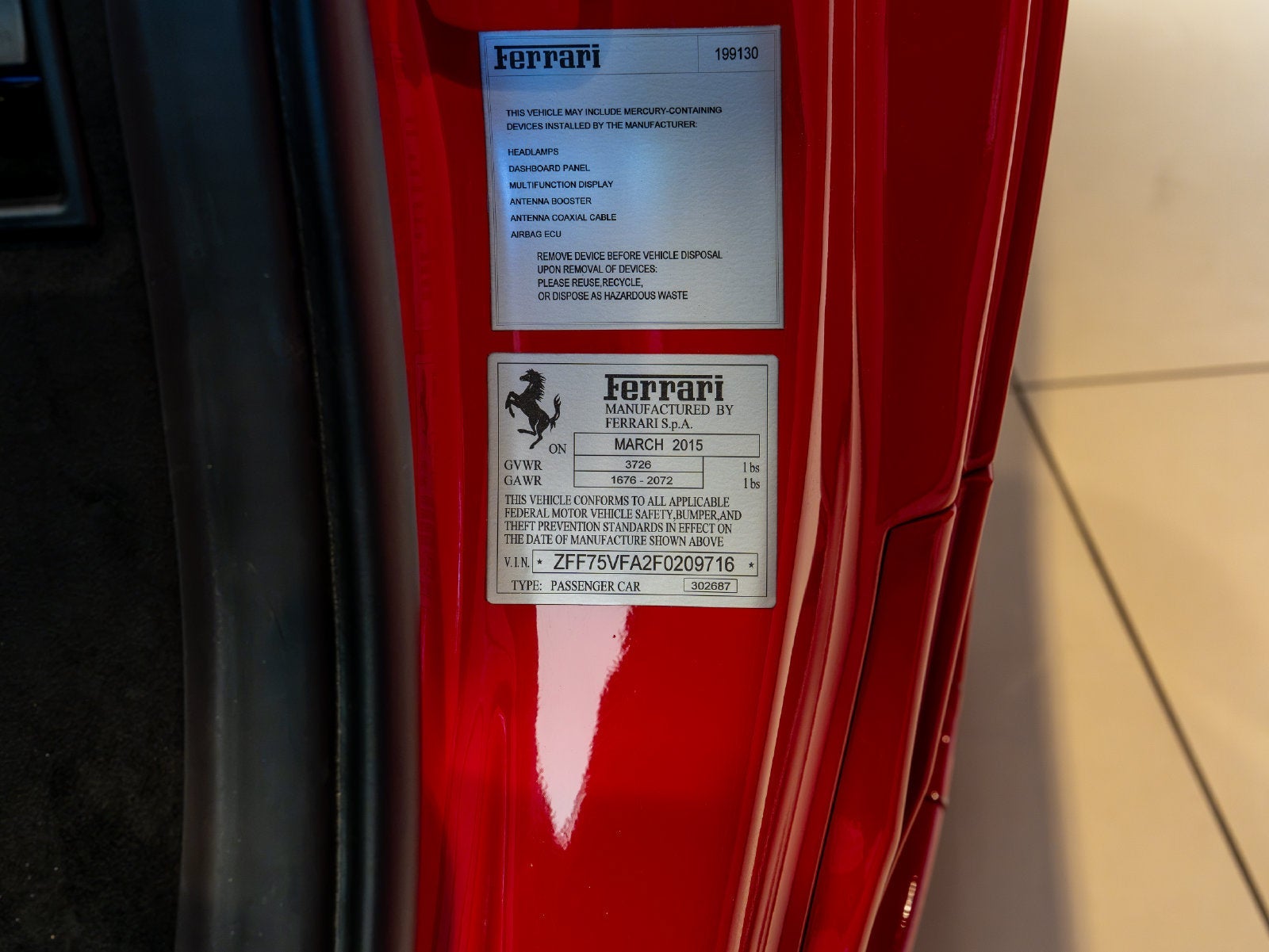 2015 Ferrari 458 Speciale Speciale