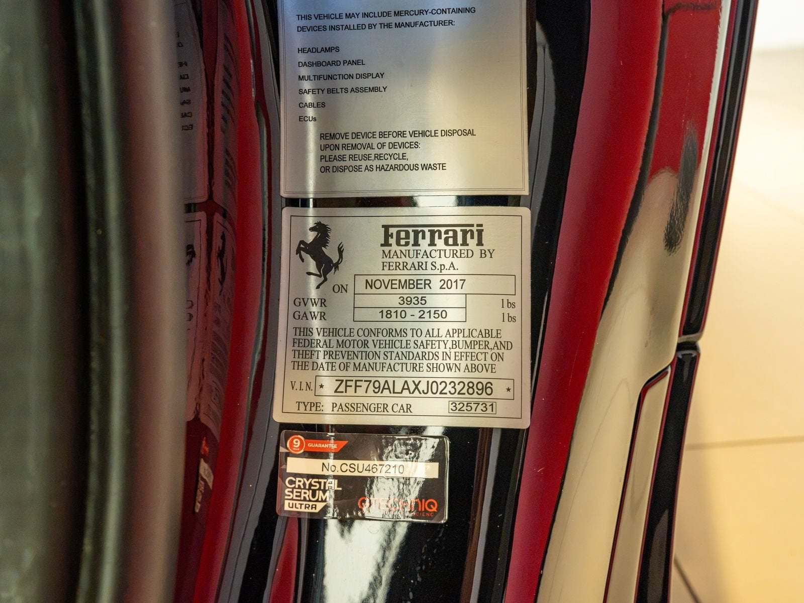 2018 Ferrari 488 GTB Base