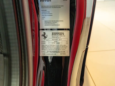 2018 Ferrari 488 Spider Base