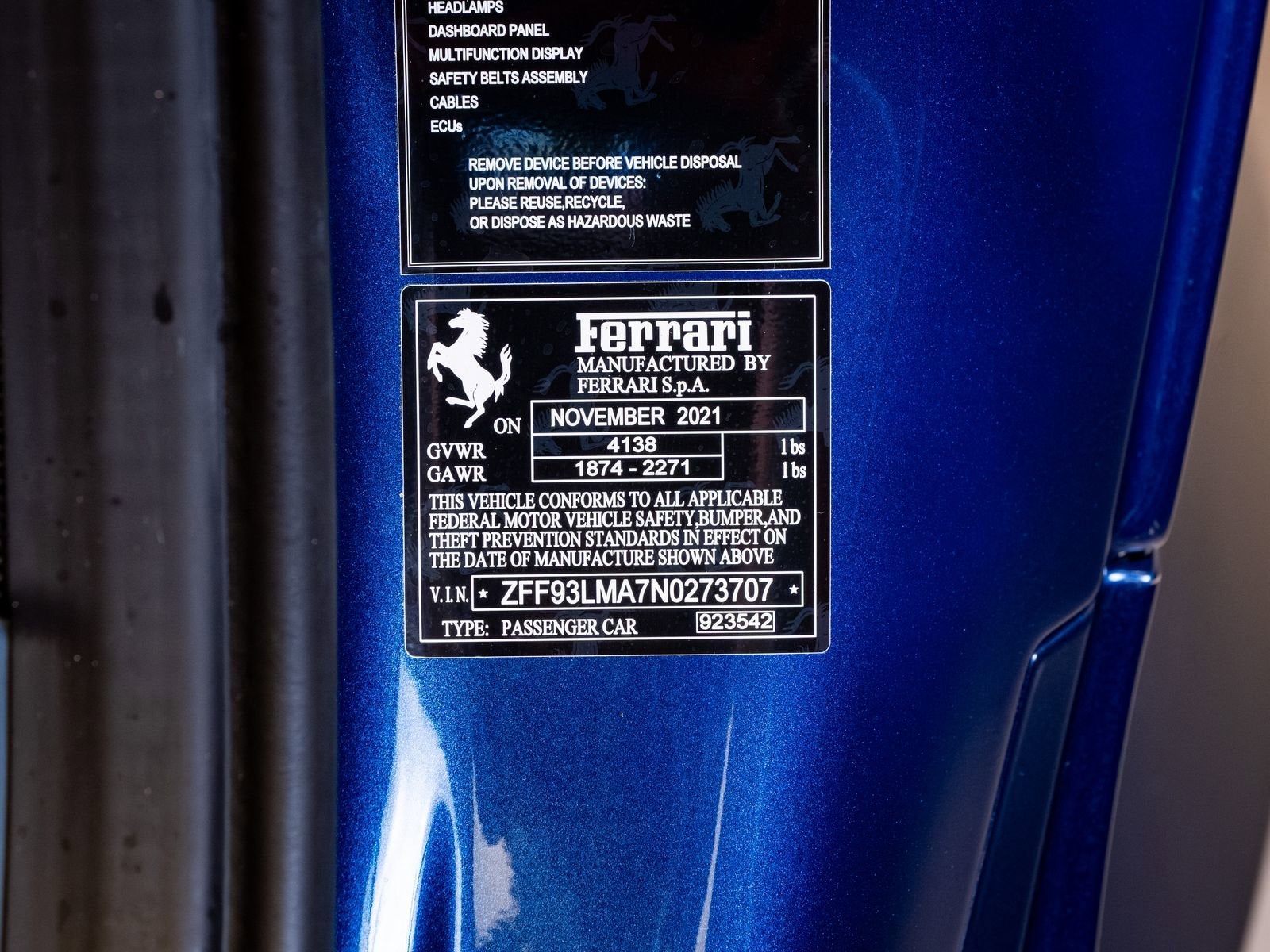 2022 Ferrari F8 Spider Base