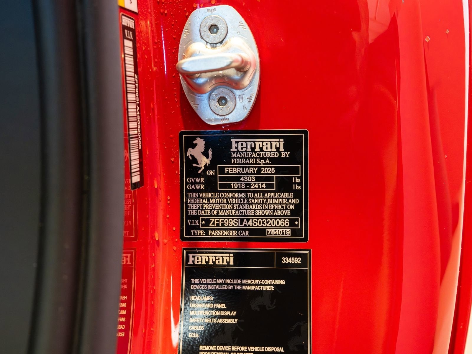 2025 Ferrari 296 GTB Base