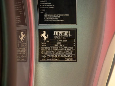 2023 Ferrari 296 GTB Base