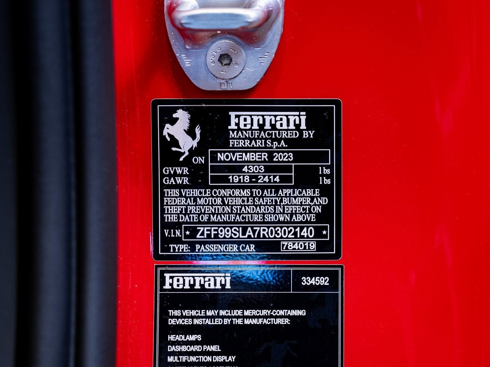 2024 Ferrari 296 GTB Base