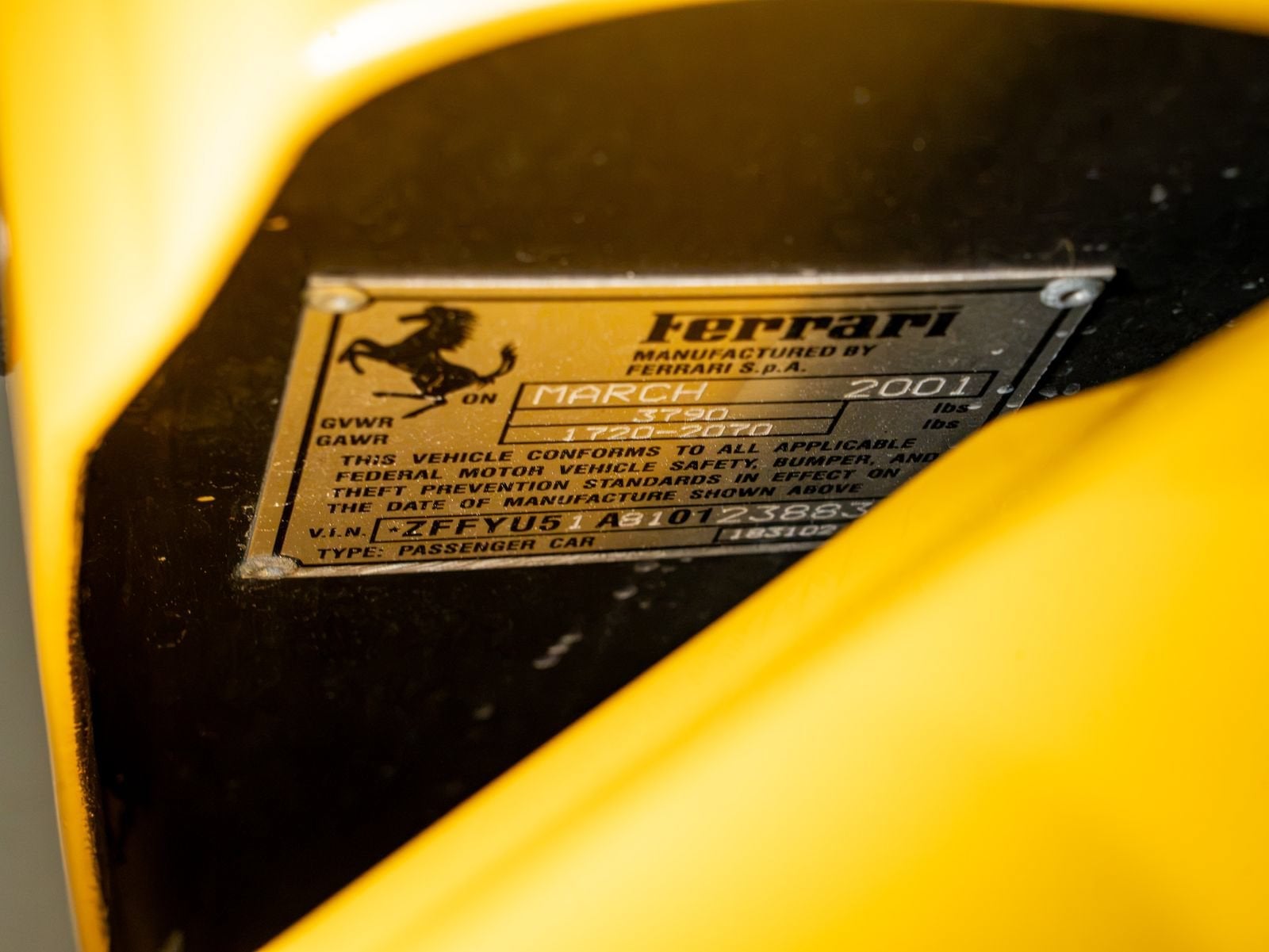 2001 Ferrari 360 Modena Base