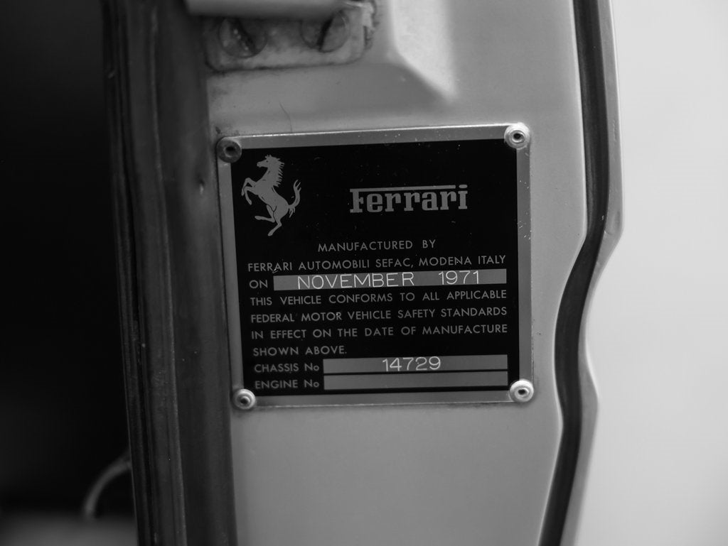 1971 Ferrari 365 GTB/4 Berlinetta Scaglietti