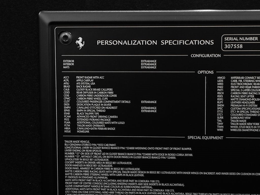 2024 Ferrari 296 GTS Tailor Made