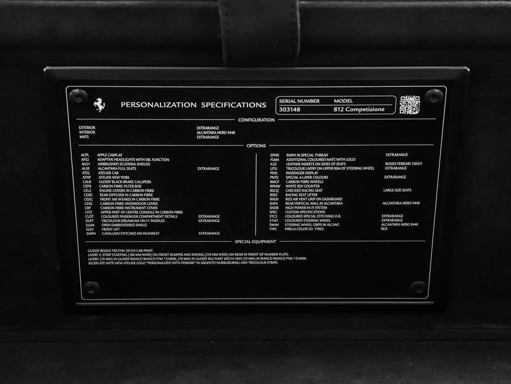 2024 Ferrari 812 Competizione Base