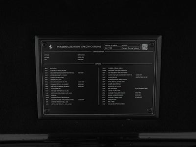 2025 Ferrari Roma Spider Base