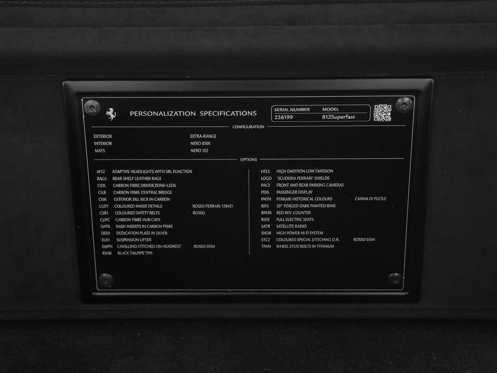 2018 Ferrari 812 Superfast Base