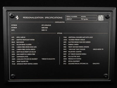 2022 Ferrari F8 Spider Base