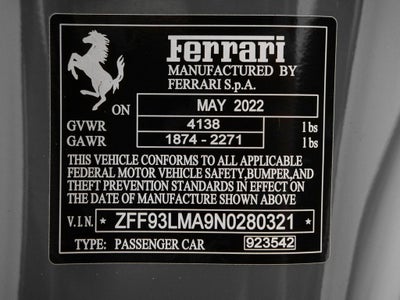 2022 Ferrari F8 Spider Base