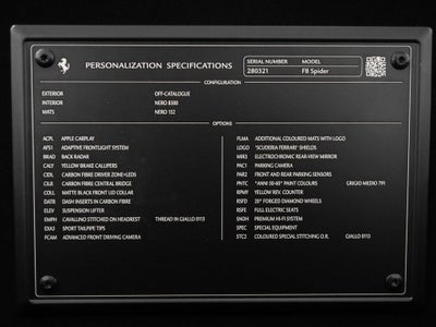 2022 Ferrari F8 Spider Base