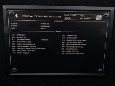 2022 Ferrari SF90 Stradale Base