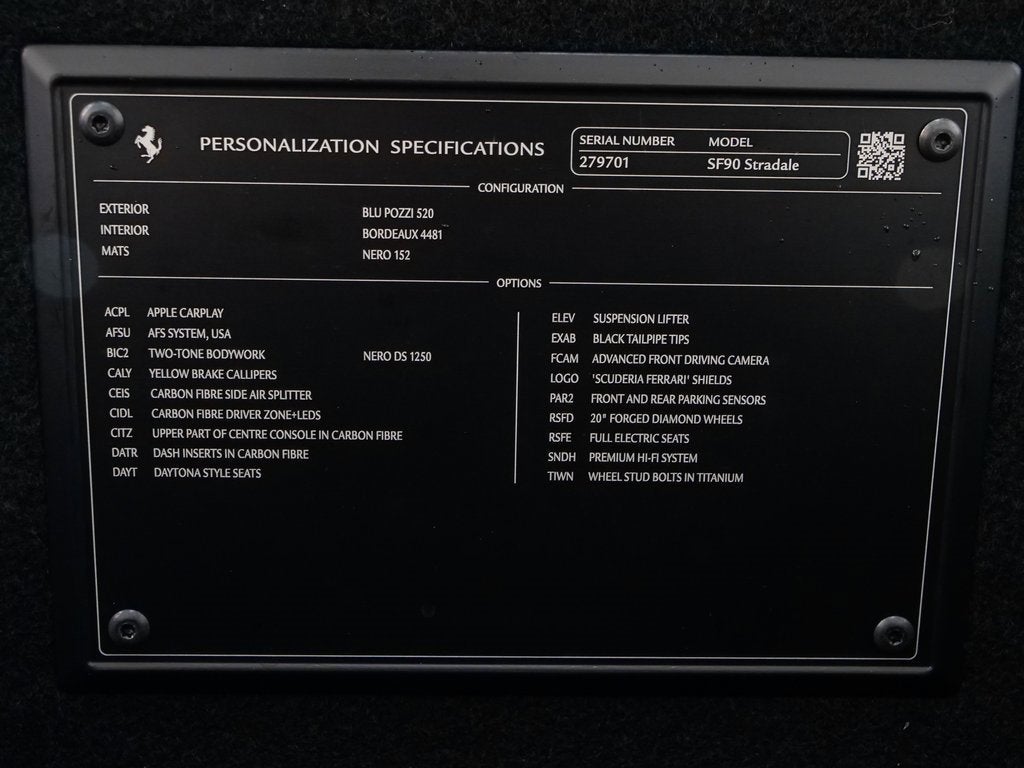 2022 Ferrari SF90 Stradale Base