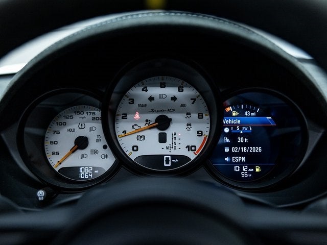 2025 Porsche 718 718 Spyder RS