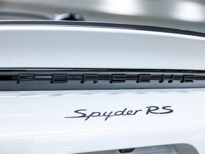 2025 Porsche 718 718 Spyder RS