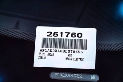 2025 Porsche Macan Macan Electric