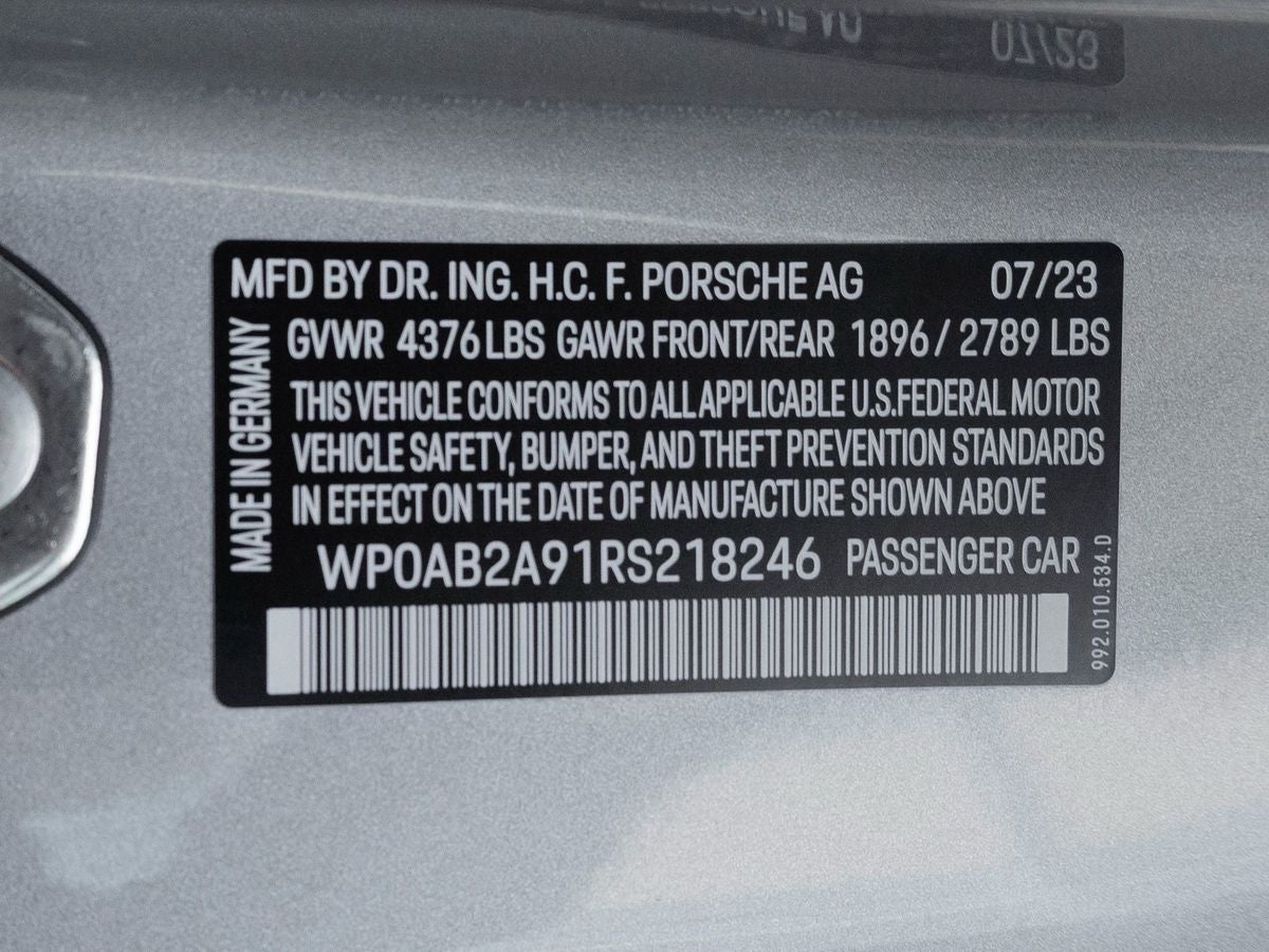 2024 Porsche 911 Carrera GTS