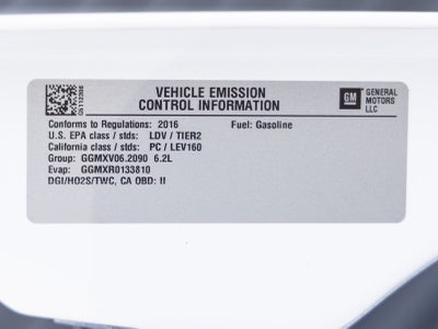 2016 Chevrolet Corvette Z51 3LT