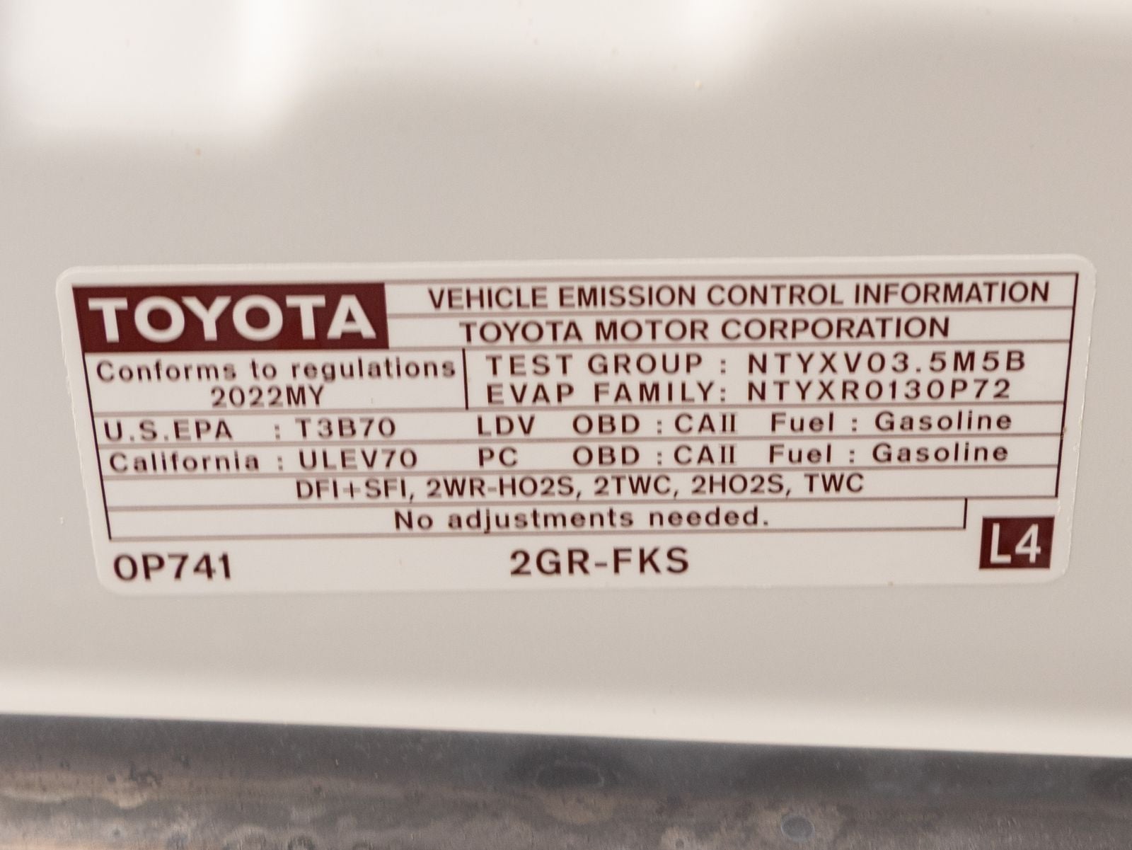 2022 Toyota Camry TRD V6