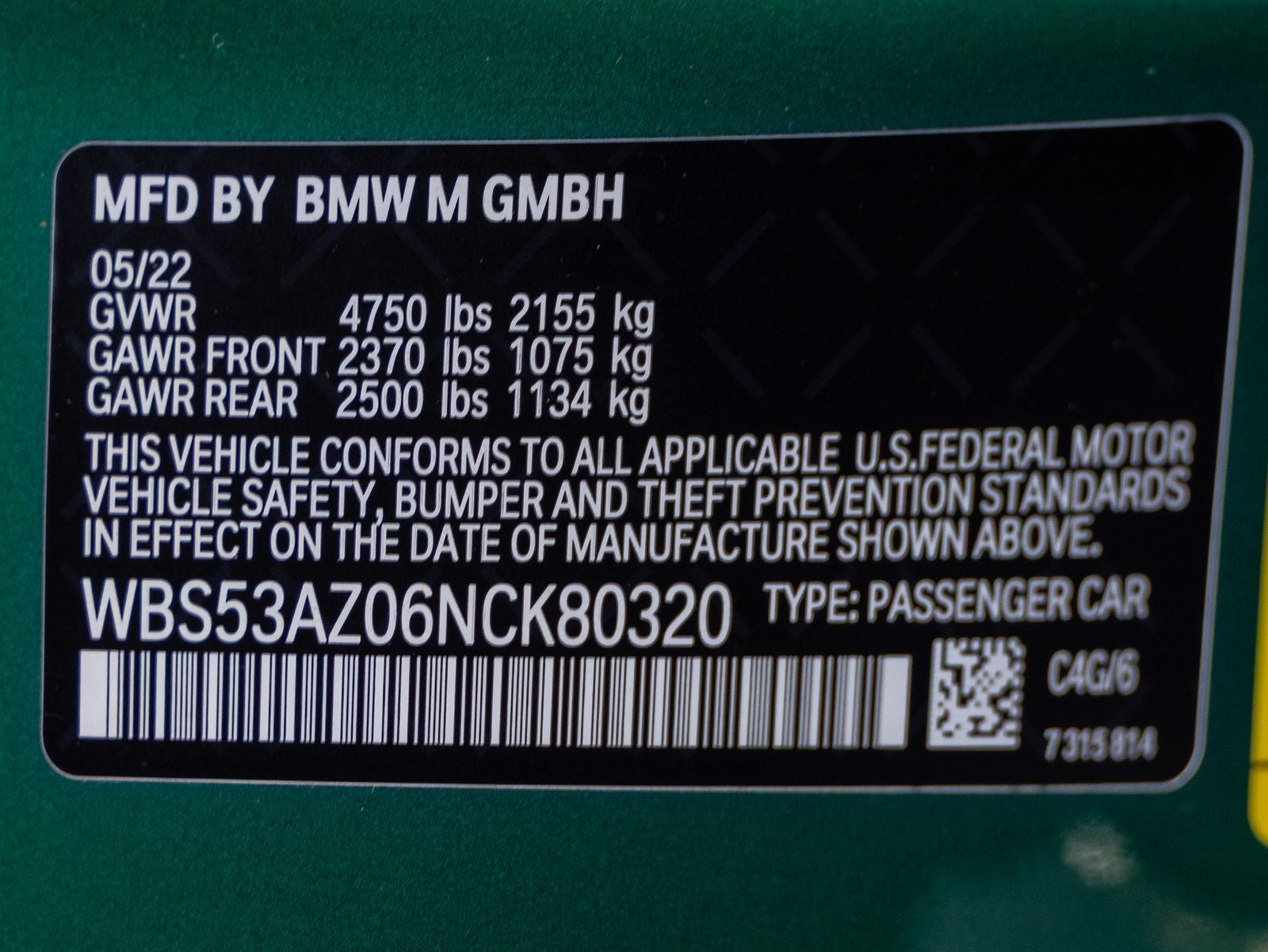 2022 BMW M4 Coupe