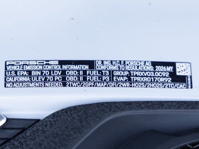 2026 Porsche 911 911 Carrera T