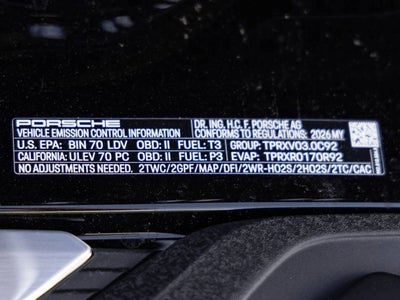 2026 Porsche 911 Carrera