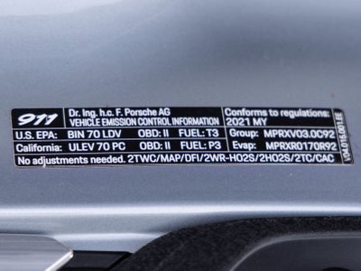 2021 Porsche 911 Carrera