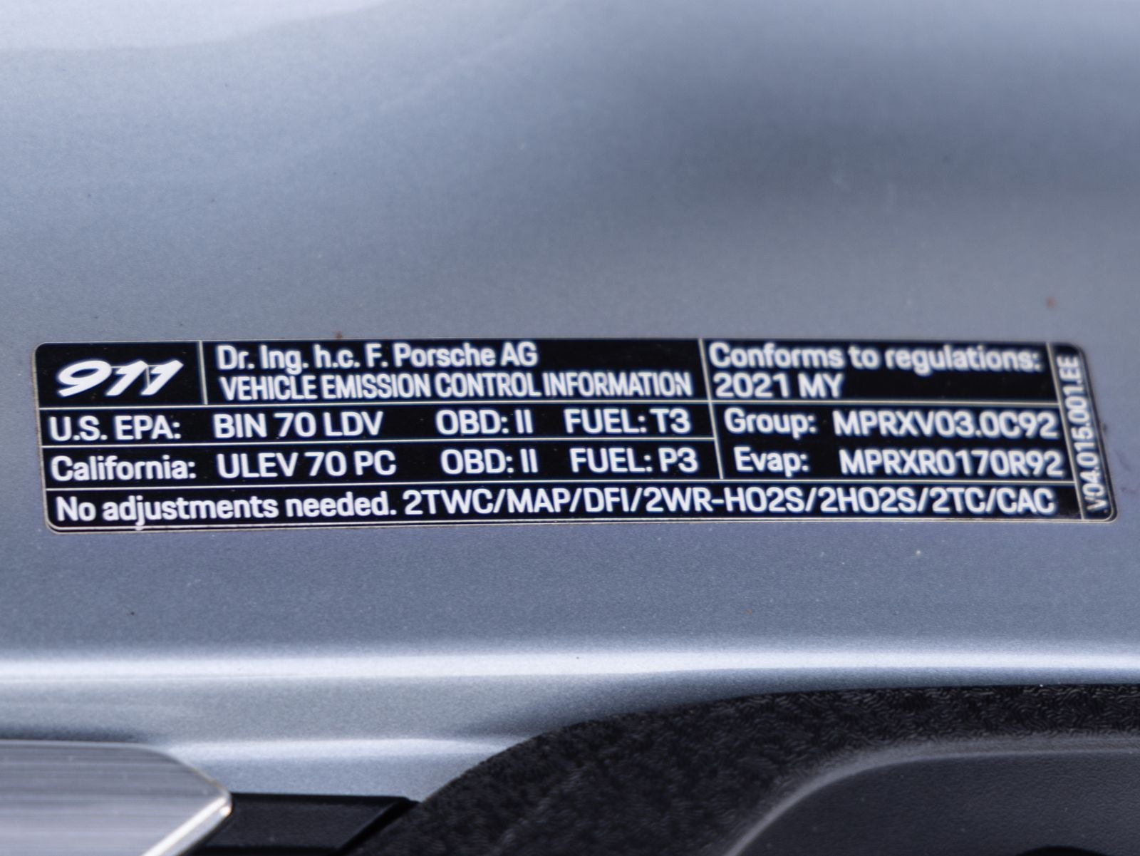 2021 Porsche 911 Carrera