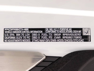 2024 Porsche 911 911 Carrera T