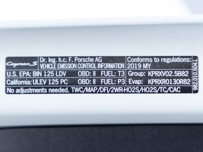 2019 Porsche 718 718 Cayman S