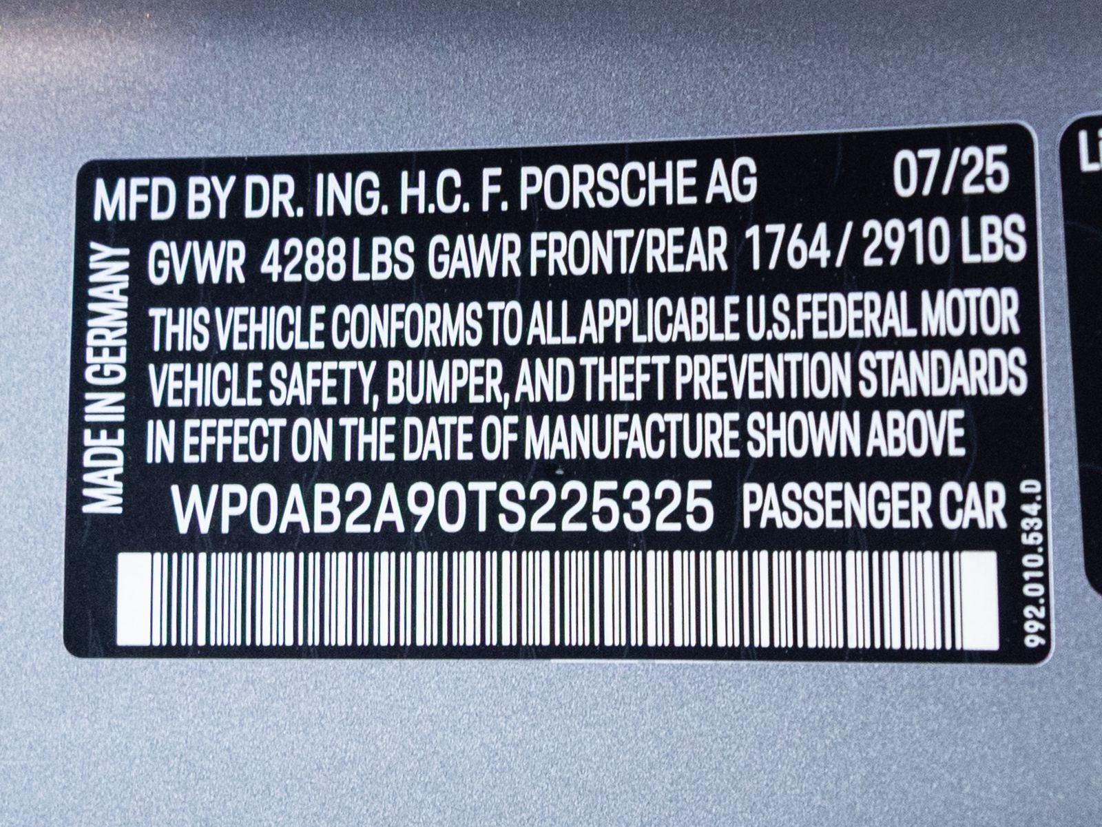 2026 Porsche 911 911 Carrera GTS