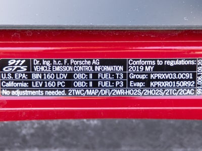 2019 Porsche 911 911 Carrera GTS