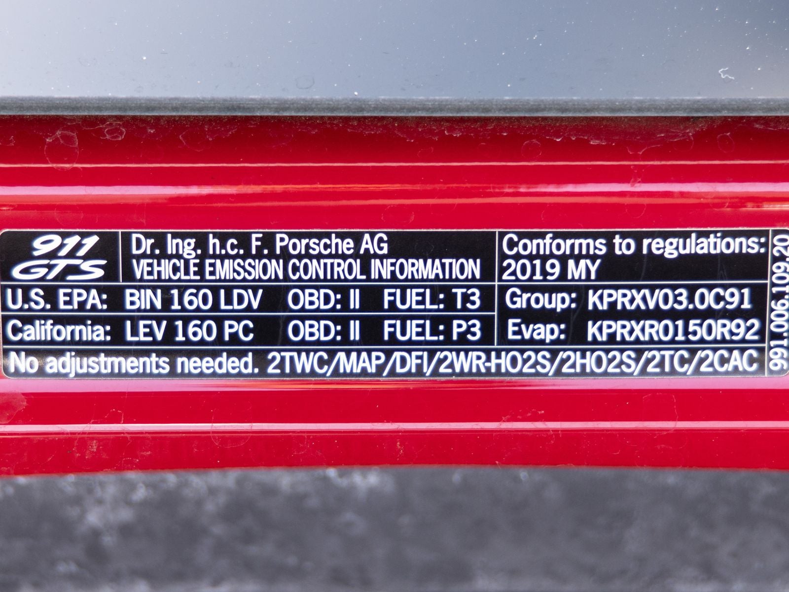 2019 Porsche 911 911 Carrera GTS