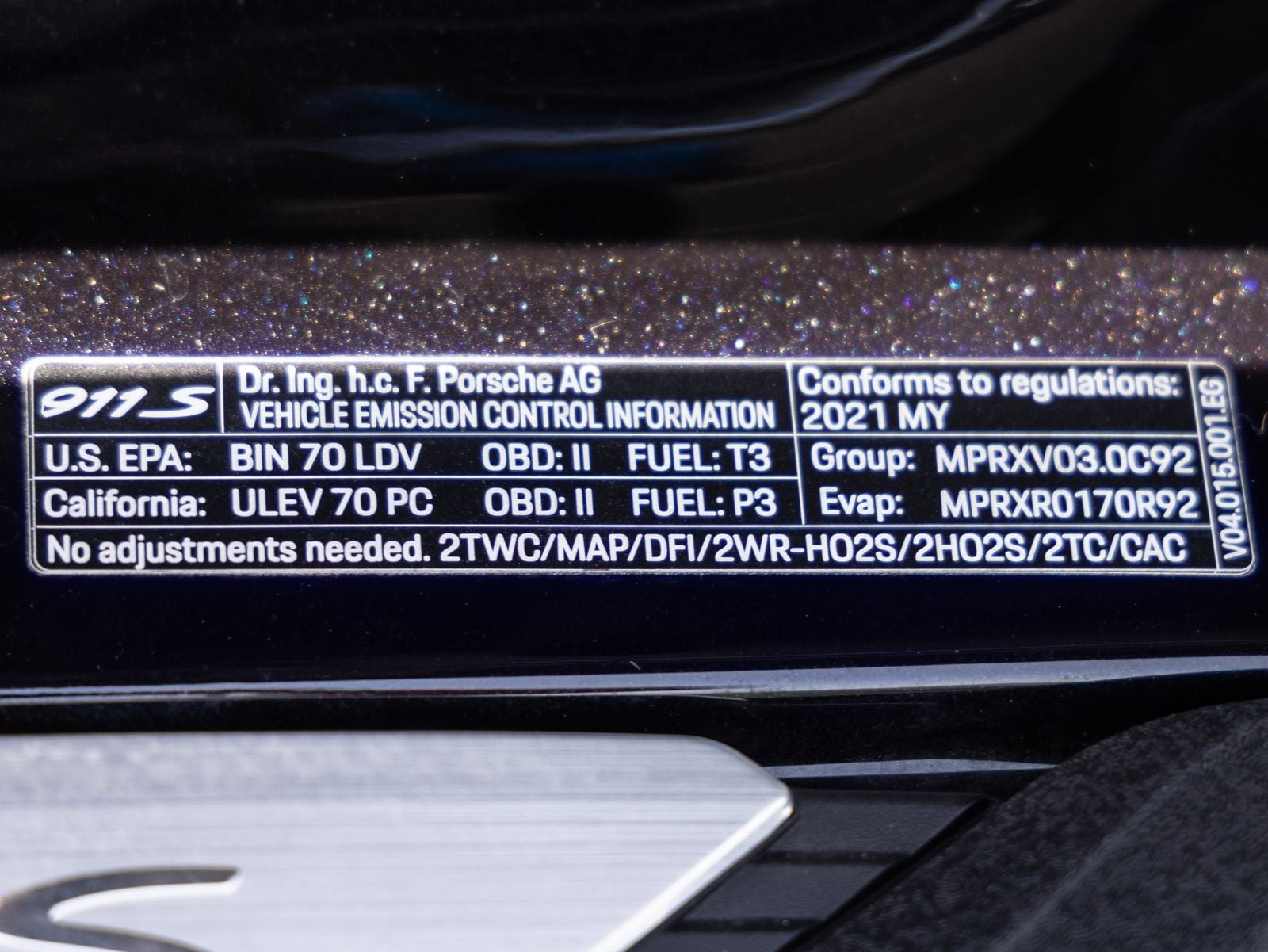 2021 Porsche 911 911 Carrera S (MY21)