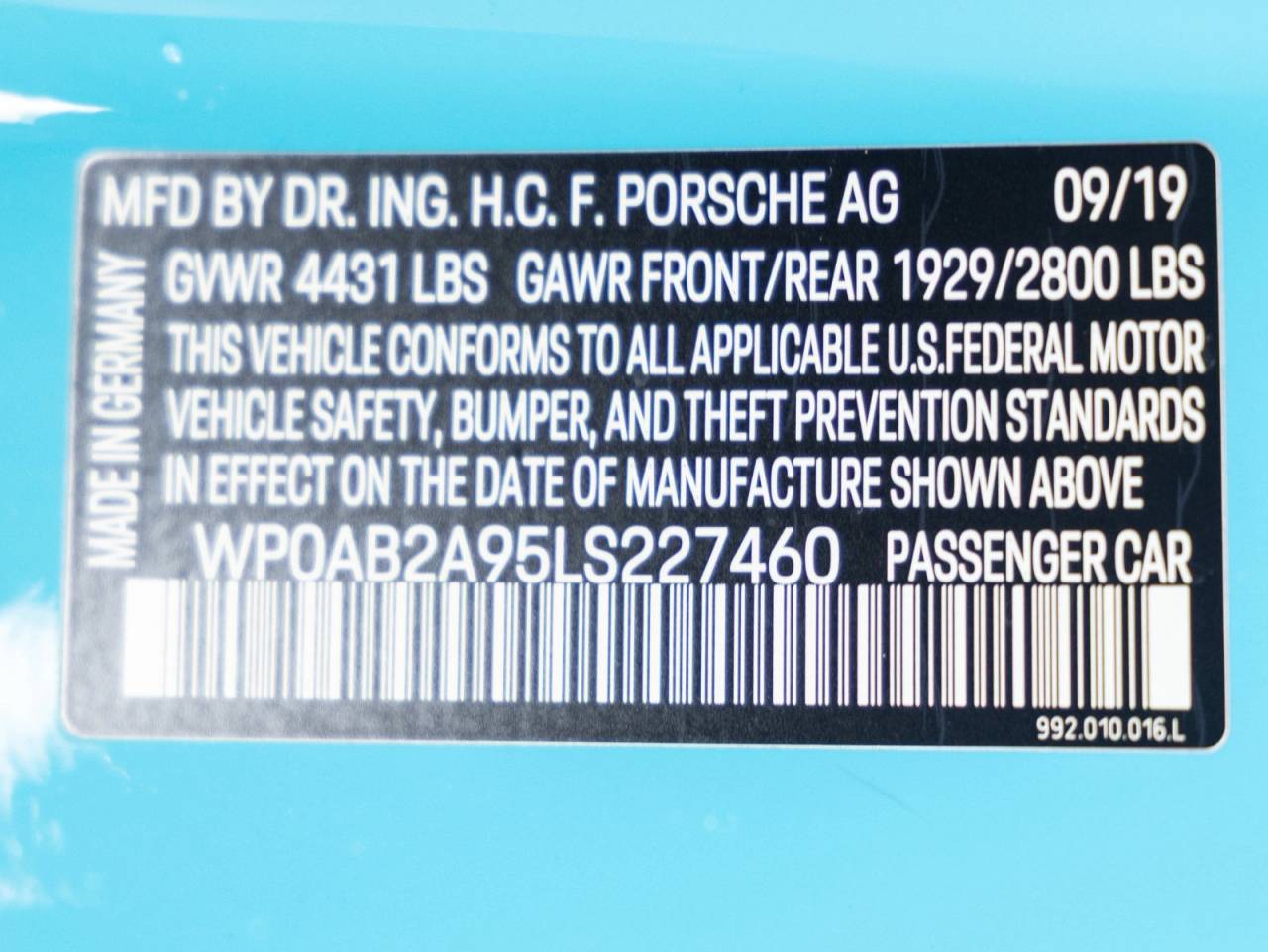 2020 Porsche 911 911 Carrera 4S