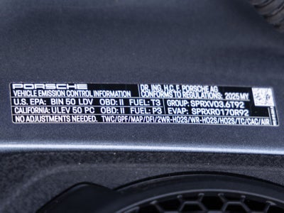 2025 Porsche 911 911 Carrera 4 GTS