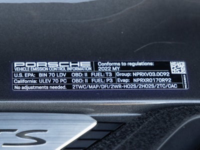 2022 Porsche 911 911 Carrera GTS (MY22)