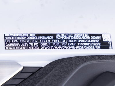 2026 Porsche 911 GT3 w/Touring Package