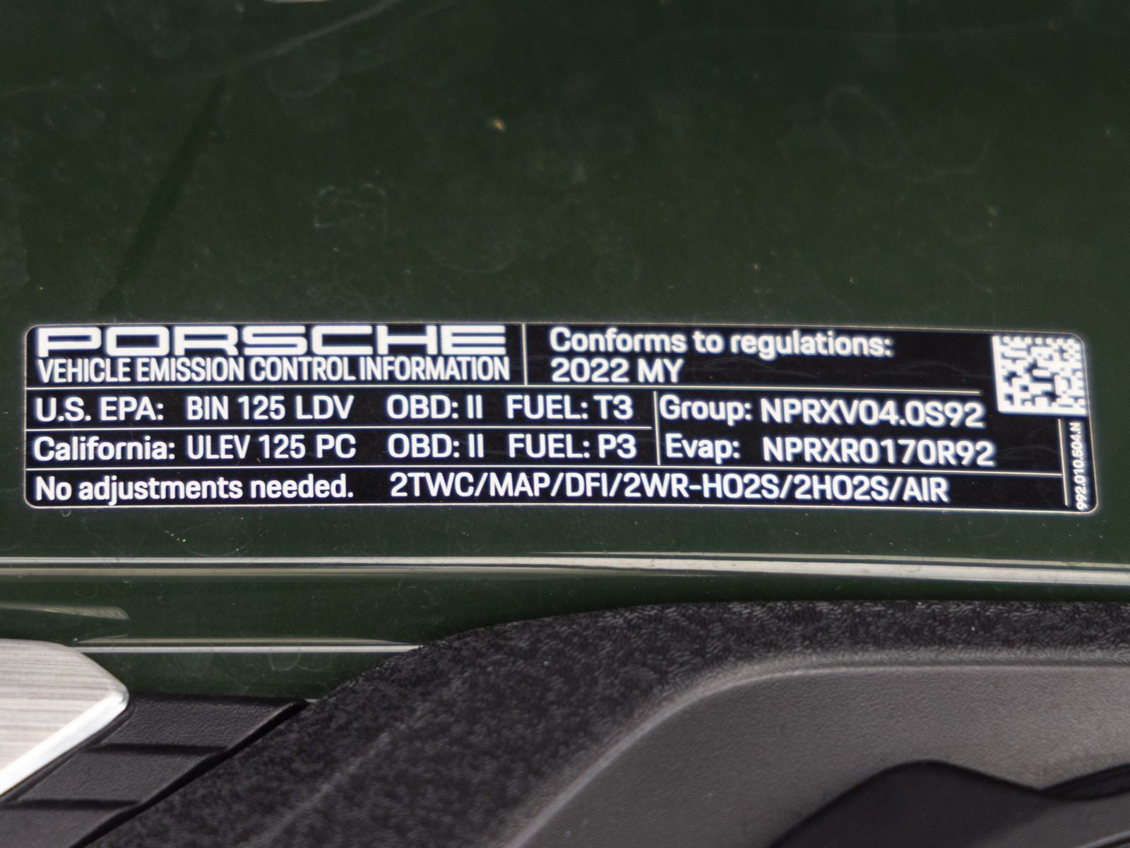 2022 Porsche 911 911 GT3 with Touring Package