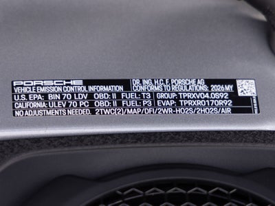 2026 Porsche 911 GT3 w/Touring Package