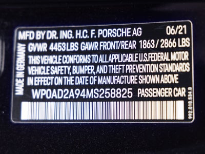 2021 Porsche 911 911 Turbo S (MY21)